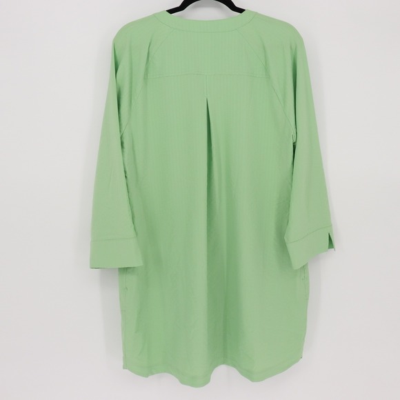 Title Nine Speed Racer Long Sleeve Tunic Size XL Textured Seafoam Green NEW - Picture 9 of 9